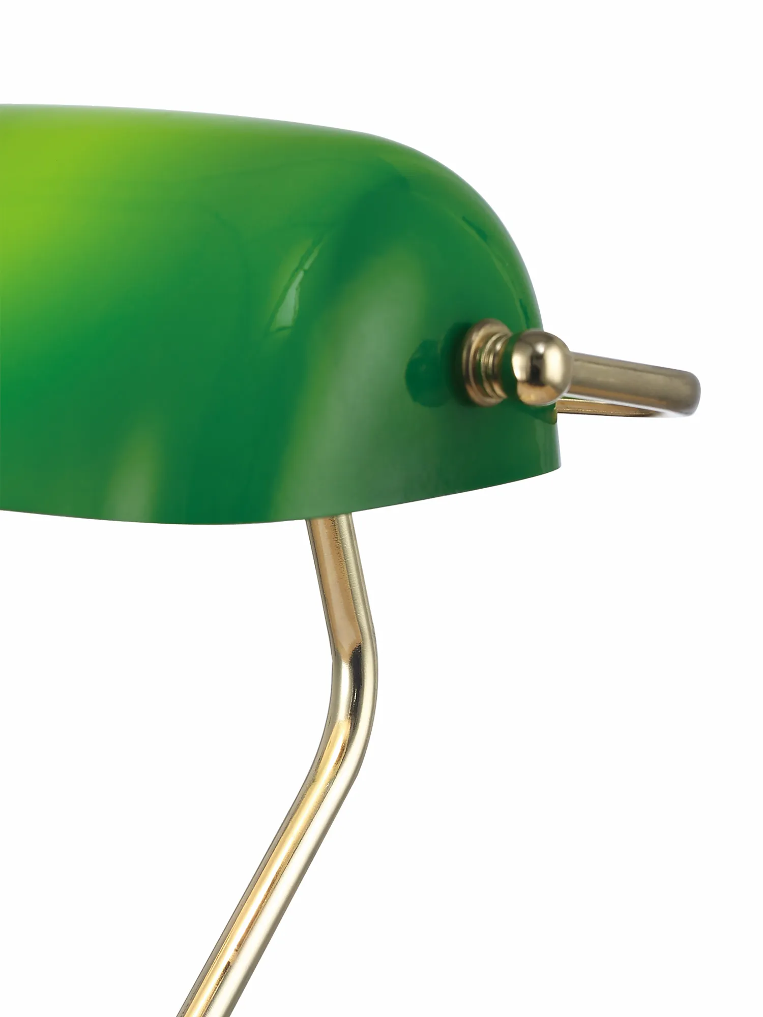 Morgan Glass 42cm 1 Light Table Lamp Polished Brass D0084  Deco Morgan
